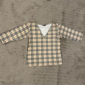 Burberry Classic Nova V-neck Shirt